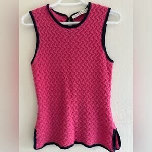 Trina Turk sleeveless sweater size S